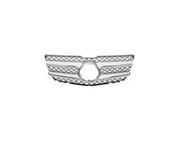 Parachoques Delantero Parrilla para GLK para Clase X204 GLK250 GLK300 GLK350 2013-2015 Rejilla Superior Estilo Black Diamonds Rejillas Carreras Parrilla Frontal(Chrome Silver1)