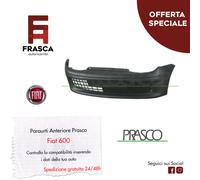 Parachoques Delantero Prasco Negro Fiat 600 Seicento 187 0.9 1.1 1998 a 2000