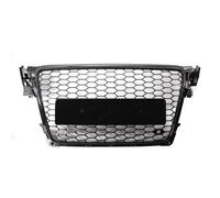 Parachoques Delantero Racing Grille Honeycomb Mesh Grill Cover Compatible Con A4 Para B8 8T S4 2008 2009 2010 2011 2012 Para RS4 Style Rejilla riñón frontal