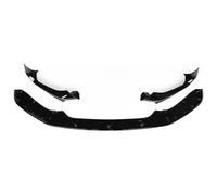 Parachoques Delantero Spoiler Labio para BMW F20 F21 118i 120d 120i M135i M140i 2015-2019 para Lci Sport Car Spoilers Delanteros 4 Piezas Difusor Splitter Borde Parachoques Negro(Gloss Black)