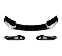 Parachoques Delantero Spoiler Labio para BMW para X3 F25 para X4 F26 LCI Sport 2014-2018 Alerón Parachoques Delantero Labio Inferior Divisor Hoja Placa Embellecedora Cubierta(A Set Gloss Black)