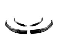 Parachoques Delantero Spoiler Labio para BMW Serie 5 G30 2017 2018 2019 G38 530 540 Alerón 3 Piezas Separadores Labios Parachoques Delantero Coche(Style 1 Bright Black)