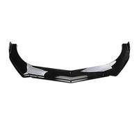 Parachoques Delantero Spoiler Labio para Fiat 500 595 para Abarth Parachoques Delantero Alerones Labios Kits Carrocería Falda Divisora Difusor Cubiertas Protectoras(Gloss Black)