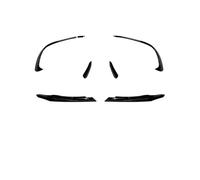 Parachoques Delantero Spoiler para Benz Clase A W176 para AMG Line A45 2015 2016 2017 2018 Embellecedor Divisor Alerón Parachoques Delantero Negro Brillante(2)