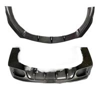 Parachoques Delantero Spoiler para Benz para CLA W118 200 220 35 45S 2018-2023 Fibra Carbono Real Labio Delantero Difusor Trasero Kit Lateral Alerón Reajustes(W118 2 PCS)