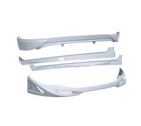 Parachoques Delantero Spoiler para FIT para Jazz 2008 2009 2010 2011 2012 2013 Accesorios De Automóvil Modificados Kit De Carrocería Sin Pintar Faldón Lateral del Borde Trasero Delantero