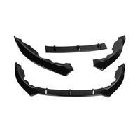 Parachoques Delantero Spoiler Para Ford Para Fusion Para Mondeo 2013 2014 2015 2016 Protector Difusor Mentón Delantero Cubierta Alerón Parachoques Alerón Lip(Gloss Black)