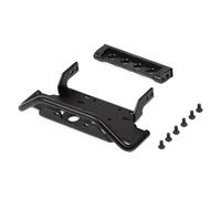 Parachoques Delantero Trasero de Metal Compatible con Piezas de Mejora de orugas RC Escala 1 10, Compatible con Modelos G500 TRX6 G63 6X6(Front Bumper F28BK)