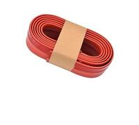 Parachoques Delantero Universal De 2,5M Protector Goma Fibra Carbono Tira Alerón Faldón Lateral Antiarañazos para Coche Faldón Lateral para Automóvil(A Red)