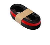 Parachoques Delantero Universal De 2,5M Protector Goma Fibra Carbono Tira Alerón Faldón Lateral Antiarañazos para Coche Faldón Lateral para Automóvil(A Black)