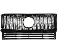 Parachoques Delantero Y Rejilla Del Radiador Para Benz Clase G W463, G500, G550, G63, G65, G55, Para Amg (1990-2018) Rejilla de luz antiniebla(A/Silber)