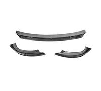 Parachoques delanteros del automóvil 3 unids/set de labio cubierta protectora parachoques delantero coche para Tesla para modelo Y(Gloss-carbon fiber)