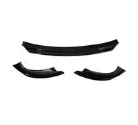 Parachoques delanteros del automóvil 3 unids/set de labio cubierta protectora parachoques delantero coche para Tesla para modelo Y(Gloss black)