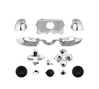 Parachoques Disparadores Botones Dpad LB RB LT RT BotóN Para Xbox One Elite Controlador-Chrome Plata