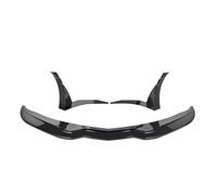 Parachoques Labio Delantero para Chevy para Corvette C7 Z06 Stingray Z51 Stage 3 Style 2014-2019 Parachoques Delantero Y Alerones Laterales Divisor De Alerón Negro Brillante(Carbon Fiber Style)