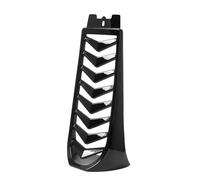 Parachoques Labio Parachoques Compatible con Harley Softail Street Bob Breakout, Cubierta de radiador Inferior Delantera de ABS para Motocicleta, carenado de mentón, alerón Cromado(Black)