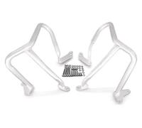 Parachoques Motor Motocicleta per R1250RT R 1250RT 2018-2024 Moto Laterale Borsa Barre Paramotore Protezione Autostrada Motore Paraurti(Silver Front)