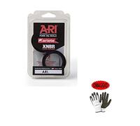 Parachoques para horquilla 30 x 40 x 8/9 cm específico 040ARI079 compatible con Aprilia 100 Scarabeo 4T Restyling EU3 50 4T 2010 anillo de sujeción moto scooter