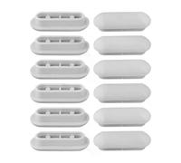 Parachoques para tapa de inodoro, ABS+TPE, adaptador de accesorios, reemplazo de cojín de baño, a prueba