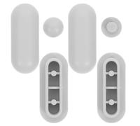 Parachoques para Tapa de Inodoro de Plástico Blanco para Baño