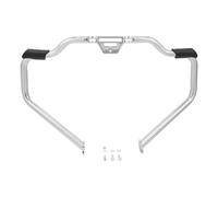 Parachoques Protección Contra Choque Motocicleta Barra De Protección Contra Impactos De Motor Mustache Para Sport Glide Fat Boy Para Deluxe Heritage Classic Low Rider 2018-2023(Chrome)