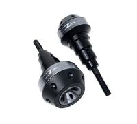 Parachoques Protector Almohadilla Antichoque para Motocicleta CNC Protección contra Caídas Deslizador Marco Carenado Z H2 ZH2 ZH2 2019-2022 Escudo(Titanium)