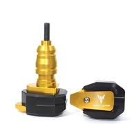 Parachoques Protector antichoque para Motocicleta Marco de protección contra caídas CNC carenado Deslizante para MT-09 Control Deslizante(Gold-B12)