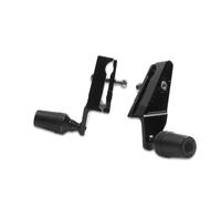 Parachoques Protector Carenado Deslizante para Marco Protección contra Caídas Motocicleta CNC 250SR 250 SR Escudo(Titanium)