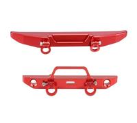 Parachoques RC Compatible con Axial para SCX24 AXI00005 para Gladiator Piezas De Mejora para Coche RC Crawler 1/24, Parachoques Delantero Y Trasero Gancho Remolque