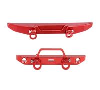 Parachoques RC Compatible con Axial para SCX24 AXI00005 para Gladiator Piezas De Mejora para Coche RC Crawler 1/24, Parachoques Delantero Y Trasero Gancho Remolque