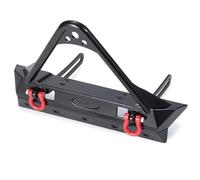 Parachoques RC Compatible con Axial SCX10 II 90046 para Traxxas TRX4 1/10 RC Crawler Car Upgrade Parts Parachoques Delantero De Metal Gancho Remolque