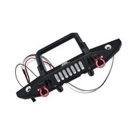 Parachoques RC Compatible con Axial SCX6 AXI05000 para JLU 1/6 RC Crawler Car Upgrades Parts Accesorio Parachoques Delantero De Metal Luz Gancho Remolque