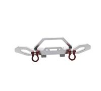 Parachoques RC Compatible con HBToys ZP1001 ZP1002 ZP1003 ZP1004 Parachoques Delantero Metálico para Coche RC Crawler 1/10, Piezas Y Accesorios(Silver)