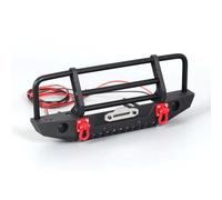 Parachoques RC Compatible con Trax para Trx4 para Axial para SCX10 90046 90047 1/10 RC Crawler Car Upgrade Parts Parachoques Delantero De Metal con Luz