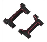 Parachoques RC Compatible con Traxxas TRX4M 1/18 RC Crawler Car Revestimiento De Metal Negro Parachoques Delantero Y Trasero Soportes Servo Soporte Protector