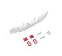 Parachoques RC Para WPL B14 B36 Q60 Q61 4WD 6WD 1/16 Coche RC Parachoques Delantero Metálico Con Gancho De Remolque Piezas De Mejora Para Camión Militar Accesorios(Silver)