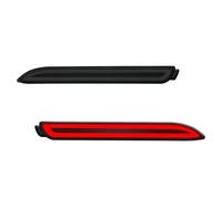 Parachoques Reflector Compatible Con Lexus Para GX470 2003-2009 Para RX300 1999-2003 Parachoques Trasero Automático Luz De Freno Reflector Luz De Marcha Atrás Estilo De Coche(Smoked,B)