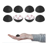 Parachoques Semiesféricos de Silicona de 3,2 cm, Pies Aislantes, Silicona, Almohadilla de Altavoz Antideslizante con Almohadilla Aislante Autoadhesiva para Tocadiscos, 8 Piezas