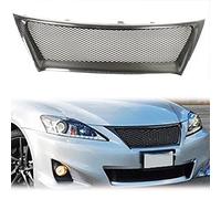 Parachoques Superior del Coche, Parrillas de Carreras, Rejilla Delantera, 4 Puertas, Kit Cuerpo Malla Fibra Carbono Real para Lexus IS250 IS350 2011-2013 Sport