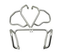 Parachoques Superior E Inferior Protector De Motor Carretera Para Suzuki V-storm DL250 VStorm DL 250 2016-2020 Freeway Crash Bar(Plata)