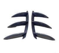 Parachoques trasero con ventilación Canard Spoiler para AMG 2013-2018, plástico ABS, moldura para puerta en negro brillante o carbono para Mercedes Clase A W176, A200, A250, A260 45 (Carbon fibra)