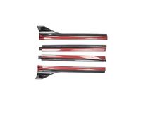 Parachoques Trasero del Coche para Tesla para el Modelo Y 2018-2024 difusor Trasero Falda Lateral alerón Parachoques Labio(Side Skirts-GB)