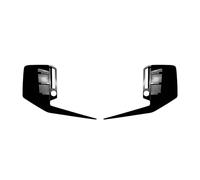 Parachoques trasero Difusor Alerón Embellecedor Ventilación Aire Lateral Parachoques Trasero Para Serie 2 Para M2 Para G87 Cubierta Marco Luz Antiniebla Con Faldón(Glossy Black)