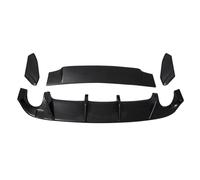 Parachoques Trasero Difusor Difusor Trasero Para VW Para Golf Para MK6 Para GTI 2008-2013 Kit Carrocería Coche Negro Brillante Alerón Parachoques Divisor Plástico Parachoques(Carbon grain color)