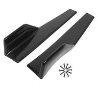 Parachoques trasero Difusor Faldón Lateral 45Cm Para Ford Para Focus MK2 MK3 MK4 Para Kuga Para Escape Para Fiesta Para Mondeo Para Fusion Carrocería Extensión(Negro)