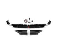 Parachoques trasero Difusor Para Civic 11th 2022-2025 Para Difusor Parachoques Trasero Labio Con Luz Freno LED Alerón Lateral Maletero Cubierta Esquina Divisoria Faldón trasero(Streamer Grey)