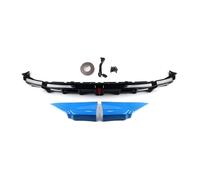 Parachoques trasero Difusor Para Civic 11th 2022-2025 Para Difusor Parachoques Trasero Labio Con Luz Freno LED Alerón Lateral Maletero Cubierta Esquina Divisoria Faldón trasero(Booster Blue)