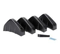 Parachoques Trasero Difusor para Hyundai para Veloster 2014-2021 Parachoques Trasero Labio Difusor Divisor Alerón Aletas De Tiburón(Carbon Fiber)