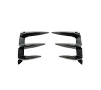 Parachoques trasero Difusor Para Para X3 Para G01 Para LCI Para MSport 22-24 Parachoques Trasero Lateral Alerón Ventilación Embellecedor Con Apariencia Divisores Maletero Faldón(2x Fake Carbon B)