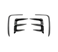 Parachoques trasero Difusor Para Para X3 Para G01 Para LCI Para MSport 22-24 Parachoques Trasero Lateral Alerón Ventilación Embellecedor Con Apariencia Divisores Maletero Faldón(4x Fake Carbon A)